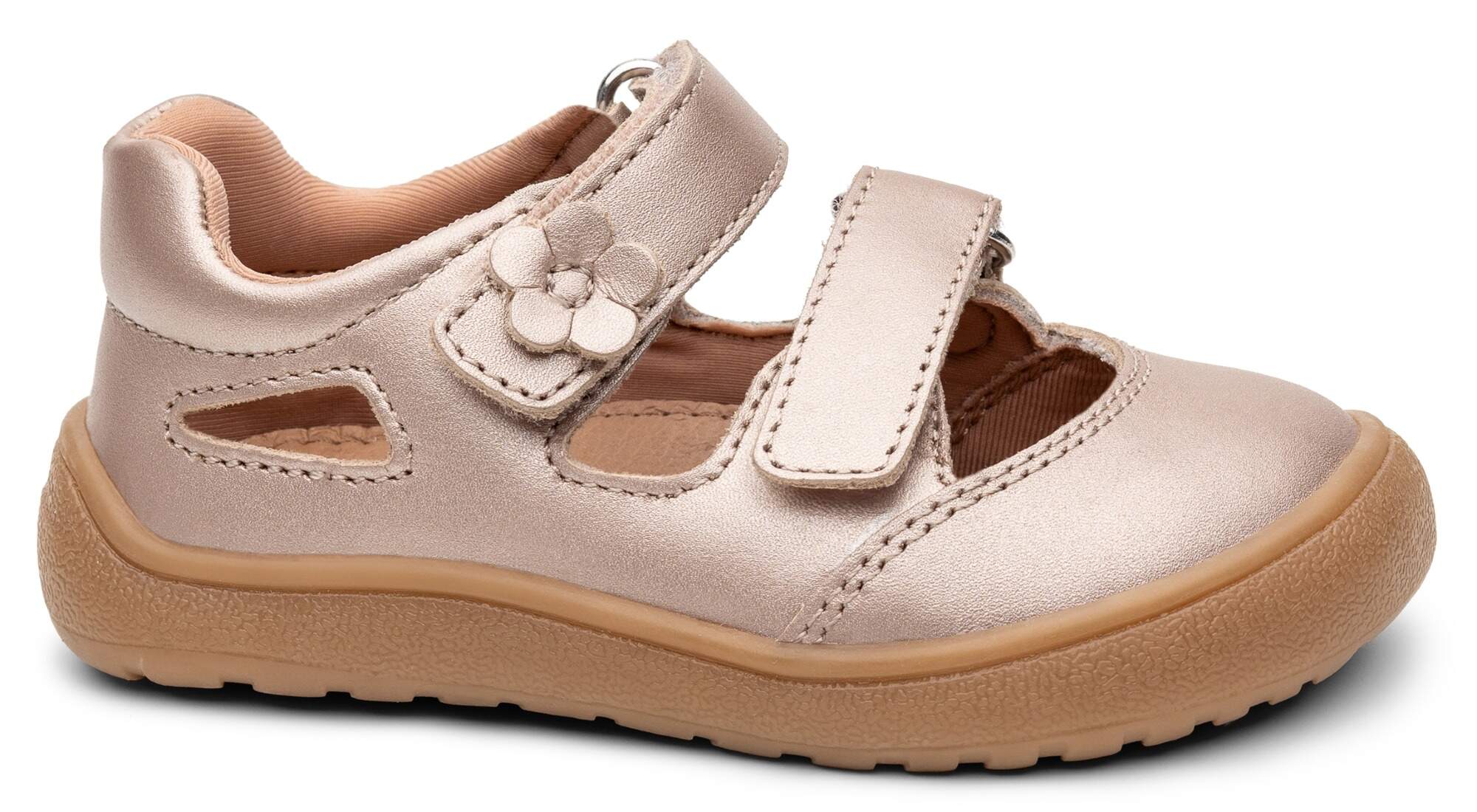 Protetika dětské barefoot sandály NERY pearl pink